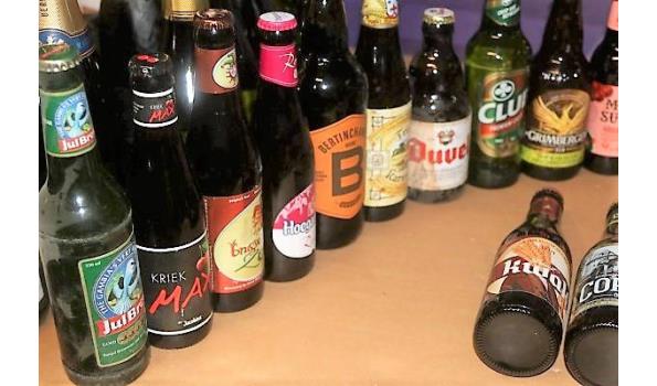 30 flesjes diverse bieren